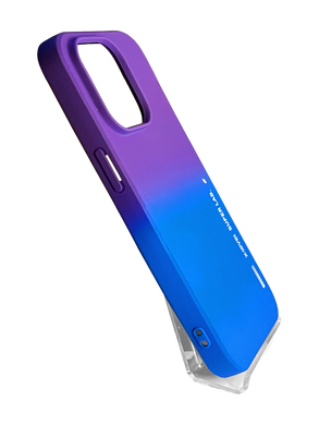 Чохол X-Level Rainbow (TPU) для iPhone 14 Pro purple/blue