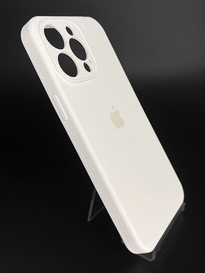 Силіконовий чохол Full Cover для iPhone 15 Pro white Full Camera