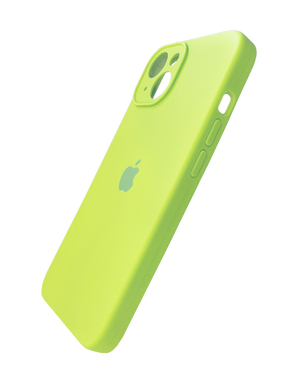 Силиконовый чехол Full Cover для iPhone 13 party green Full Camera