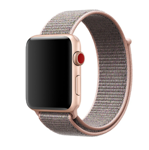Ремешок Nylon для Apple watch 38mm/40mm/41mm pink sand