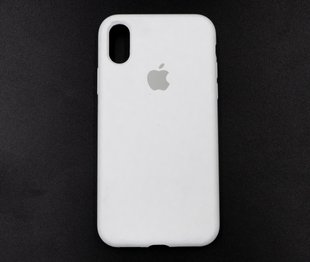 Силіконовий чохол Full Cover для iPhone X/XS white