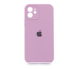 Силіконовий чохол Full Cover для iPhone 12 lilac pride Full Camera