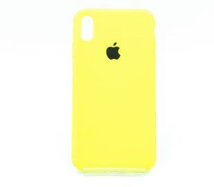 Силіконовий чохол Full Cover для iPhone XS Max neon green