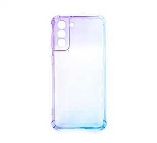 Силіконовий чохол WAVE Shine для Samsung S21+ purple/blue Full Camera