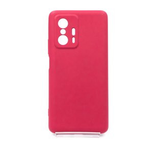 Силіконовий чохол Full Cover для Xiaomi Mi 11T/11T Pro wine red Full Camera без logo