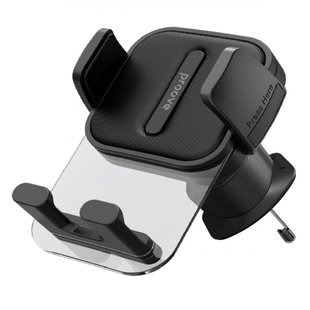 Автотримач для телефона Proove Crystal Clamp Air Outlet Car Mount black