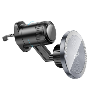 Автотримач Hoco H23 Alma metal ring magnetic car holder (air outlet) black