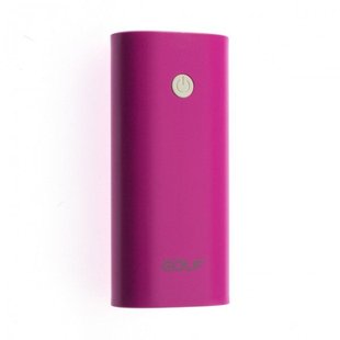 Power Bank GOLF GF-208 5200 mAh розовый