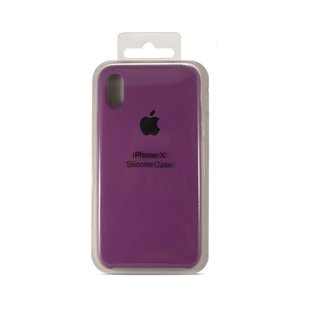 Силіконовий чохол original для iPhone X/XS violet