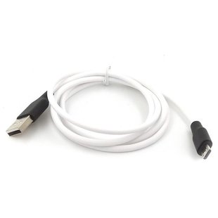 USB кабель HOCO X21 Plus silicone micro 2.4A 1m black/white