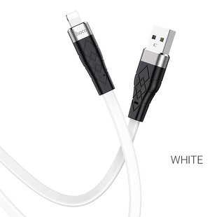 USB кабель Hoco X53 Angel Lightning QC 2.4A/1m white