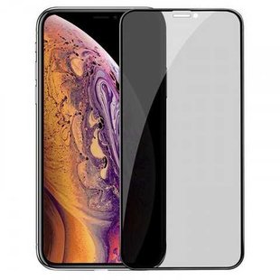 Захисне 5D Privacy Anti-Static скло для iPhone X/XS/11 Pro black SP