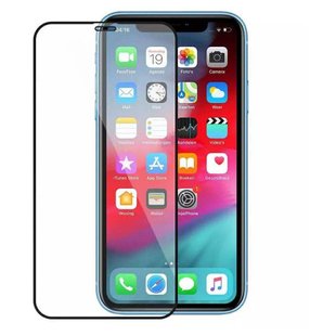 Защитное 3D Curved стекло для iPhone XR/11 black Glasscove