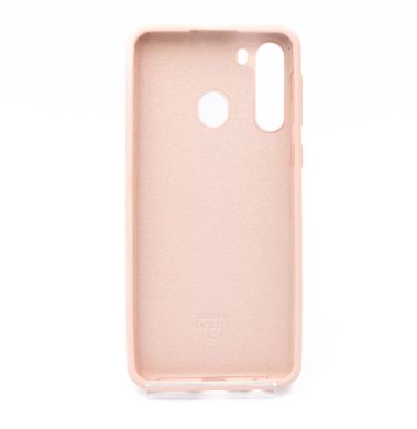 Силіконовий чохол Full Cover для Samsung A21 pink sand