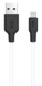 USB кабель HOCO X21 Plus silicone micro 2.4A 1m black/white