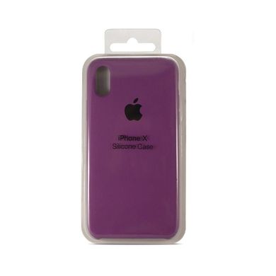 Силіконовий чохол original для iPhone XS violet