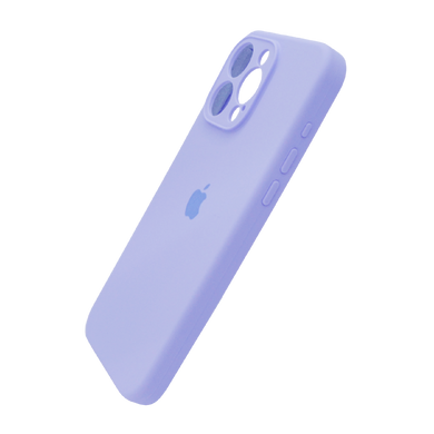 Силіконовий чохол Full Cover для iPhone 15 Pro Max lilac (dasheen) Full Camera