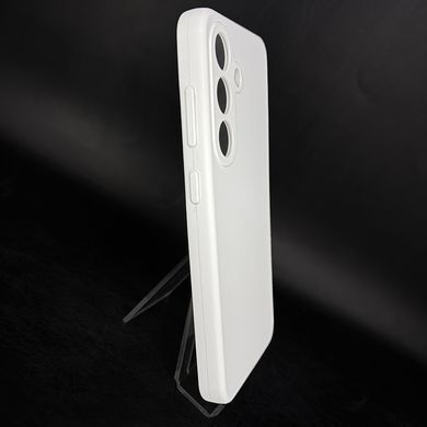 Силиконовый чехол WAVE Full Cover для Samsung S25 white Full Camera