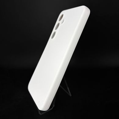 Силиконовый чехол WAVE Full Cover для Samsung S25 white Full Camera