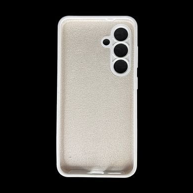 Силиконовый чехол WAVE Full Cover для Samsung S25 white Full Camera