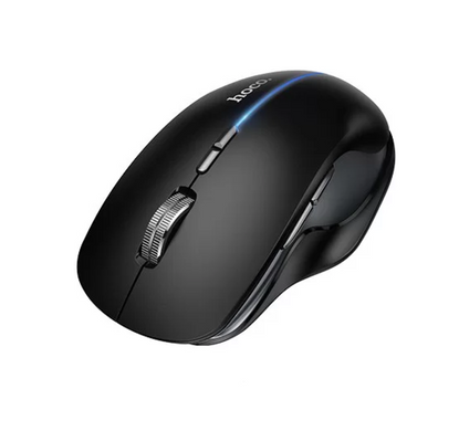 Беспроводная компьютерная мышь HOCO GM40 Dixon RGB dual-mode (rechargeable version) black