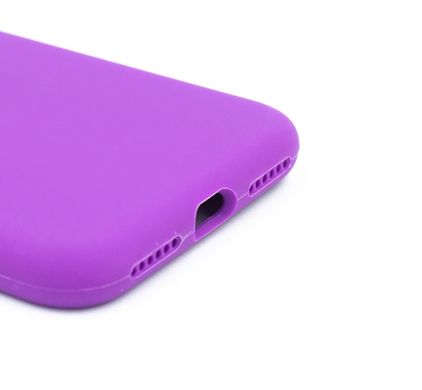 Силіконовий чохол Full Cover для iPhone SE 2020 grape Full Camera