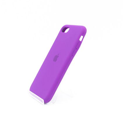 Силиконовый чехол Full Cover для iPhone SE 2020 grape Full Camera