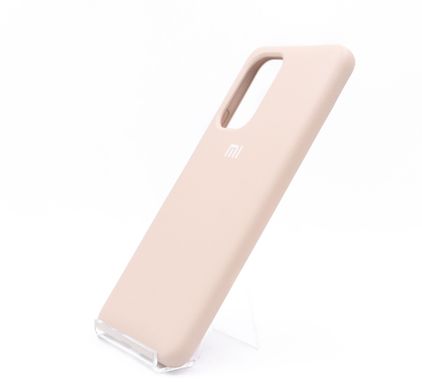 Силіконовий чохол Full Cover для Xiaomi Poco F3 pink sand