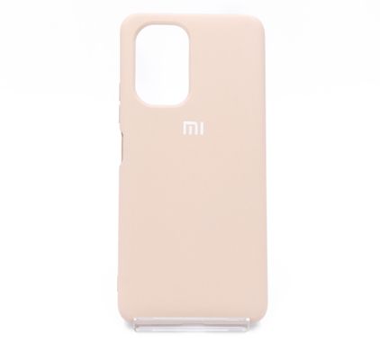 Силіконовий чохол Full Cover для Xiaomi Poco F3 pink sand