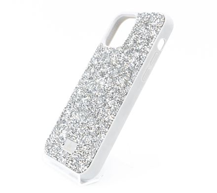 Силіконовий чохол Bling World Grainy Diamonds для iPhone 12/12 Pro silver (TPU)