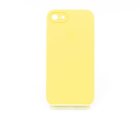 Силиконовый чехол Full Cover Square для iPhone 7/8 bright yellow Camera Protective