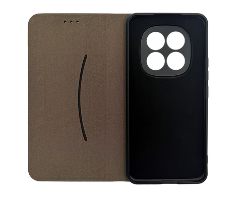 Чехол книжка Flip Cover "Carbon" для Xiaomi Redmi Note 15 Pro 4G brown