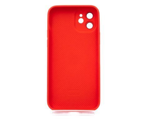 Чохол TPU+Glass sapphire matte case для iPhone 12 cola red