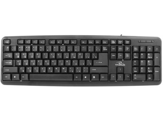 Проводная клавиатура Esperanza Titanum TKR101 мембранная. USB, black