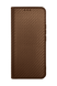 Чехол книжка Flip Cover "Carbon" для Xiaomi Redmi Note 15 Pro 4G brown