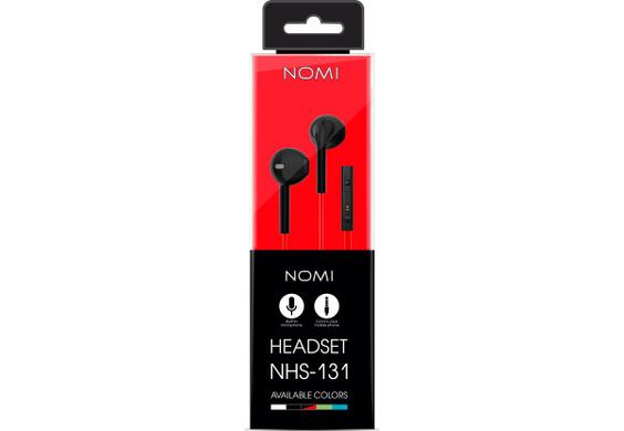Навушники Nomi NHS-131 Black-red