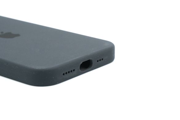 Силіконовий чохол with MagSafe для iPhone 12/12 Pro black