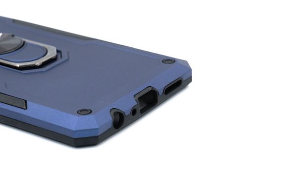 Чехол Serge Ring for Magnet для Samsung A10S blue противоударный с магнит держателем