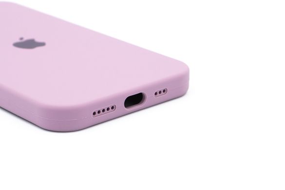 Силіконовий чохол Full Cover для iPhone 12 lilac pride Full Camera