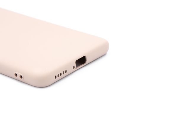 Силіконовий чохол Full Cover для Xiaomi Poco F3 pink sand