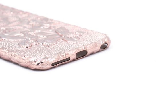 Силіконовий чохол Нікель морди для iPhone 6+ pink
