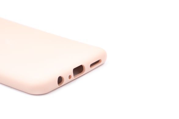 Силиконовый чехол Full Cover для Samsung A21 pink sand