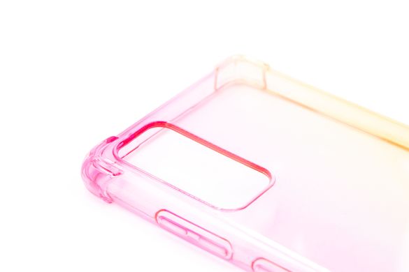 Силіконовий чохол WAVE Shine для Samsung S20 FE pink/yellow
