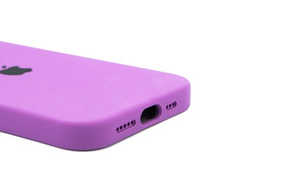 Силіконовий чохол Full Cover для iPhone 14 Pro purple Full Camera