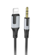 AUX кабель Borofone BL19 Lightning 1m black