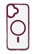 Чохол WAVE Ardor with MagSafe для iPhone 16 clear bordo