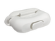 Чохол for AirPods Pro силіконовий Logo 2в1 + карабін white тех.пак.