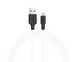 USB кабель HOCO X21 Plus silicone micro 2.4A 1m black/white
