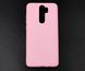 Силіконовий чохол Soft feel для Xiaomi Redmi Note 8 Pro pink Candy