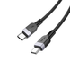 PD Кабель HOCO X109 Energy 60W charging data cable Type-C to Type-C 60W/1m black
